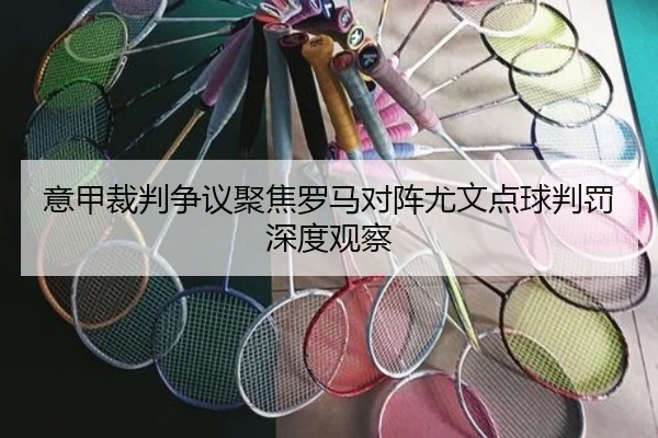 意甲裁判争议聚焦罗马对阵尤文点球判罚深度观察